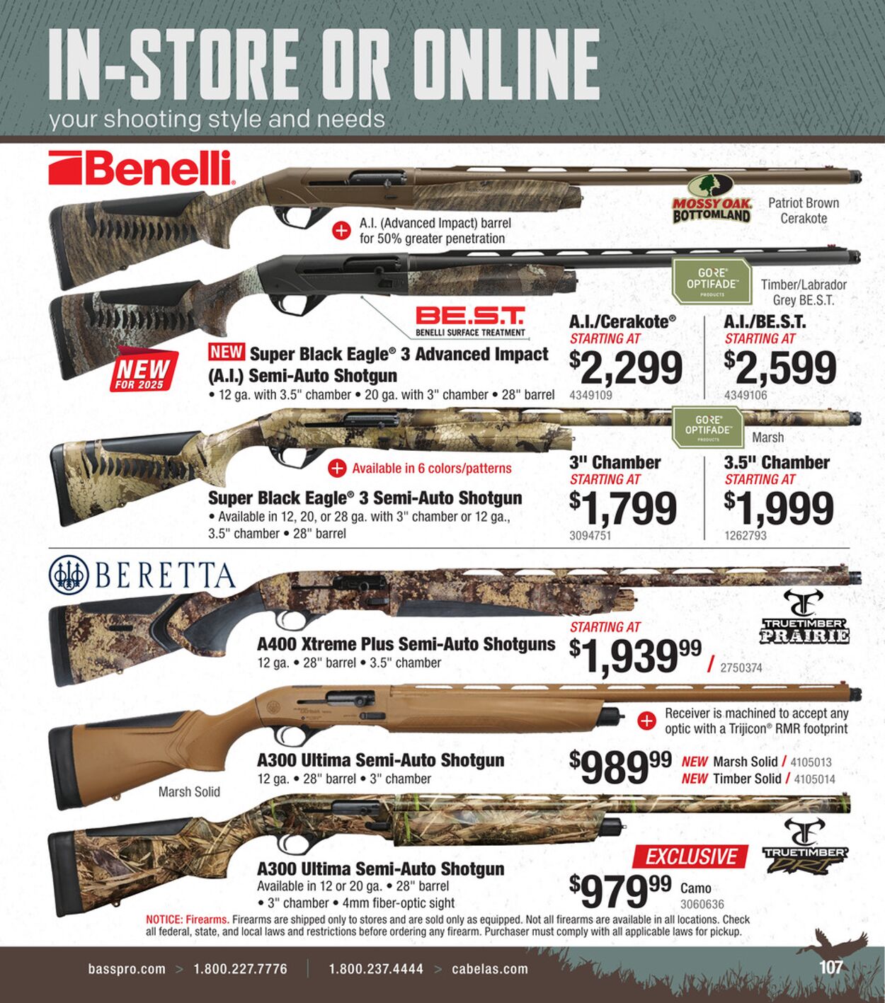 Catalogue Bass Pro from 10/01/2025