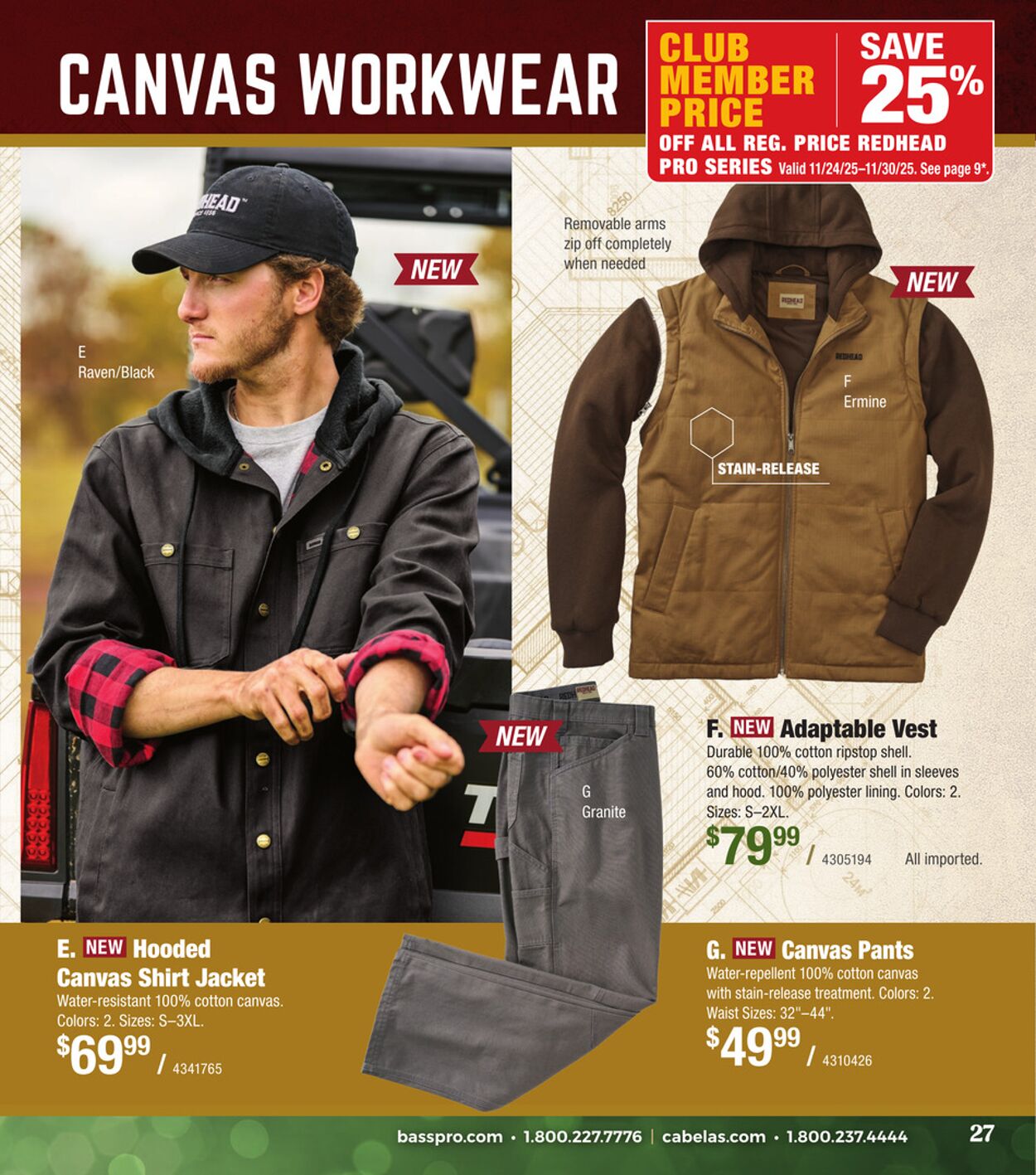 Catalogue Bass Pro from 11/14/2025
