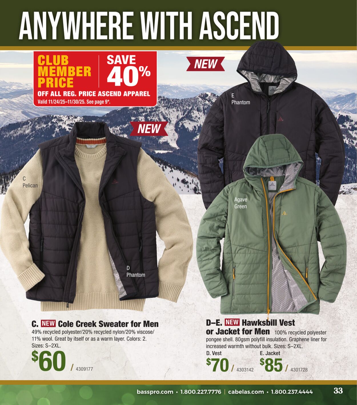 Catalogue Bass Pro from 11/14/2025