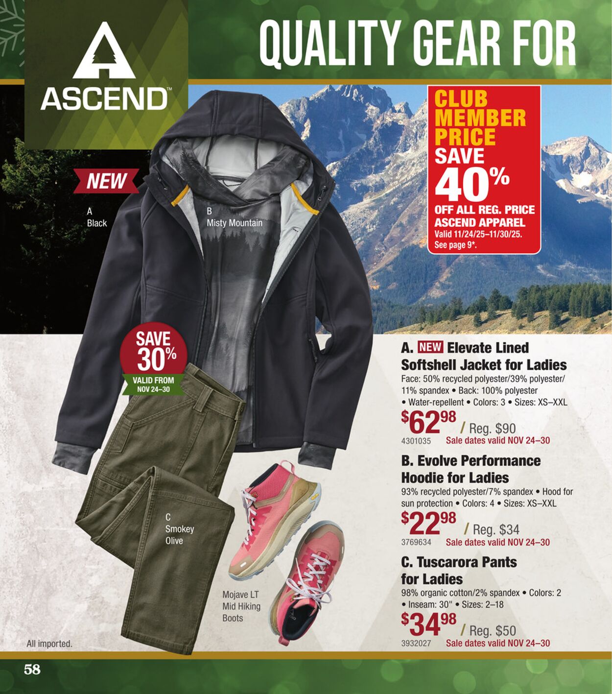 Catalogue Bass Pro from 11/14/2025