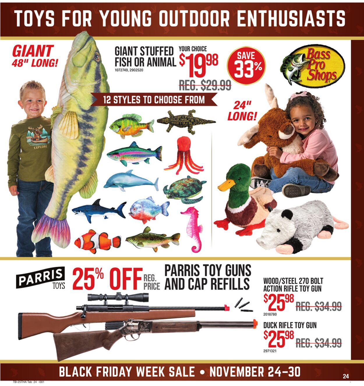Catalogue Bass Pro from 11/24/2025