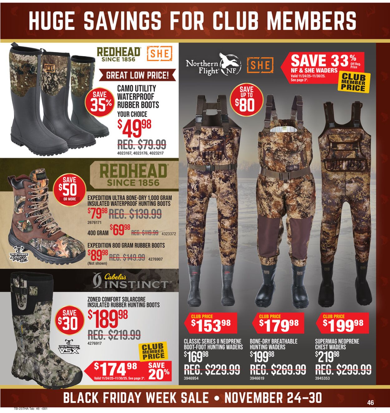 Catalogue Bass Pro from 11/24/2025