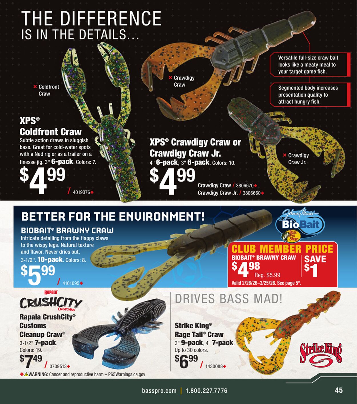 Catalogue Bass Pro from 03/25/2026