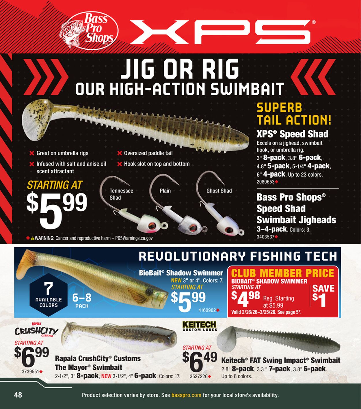 Catalogue Bass Pro from 03/25/2026