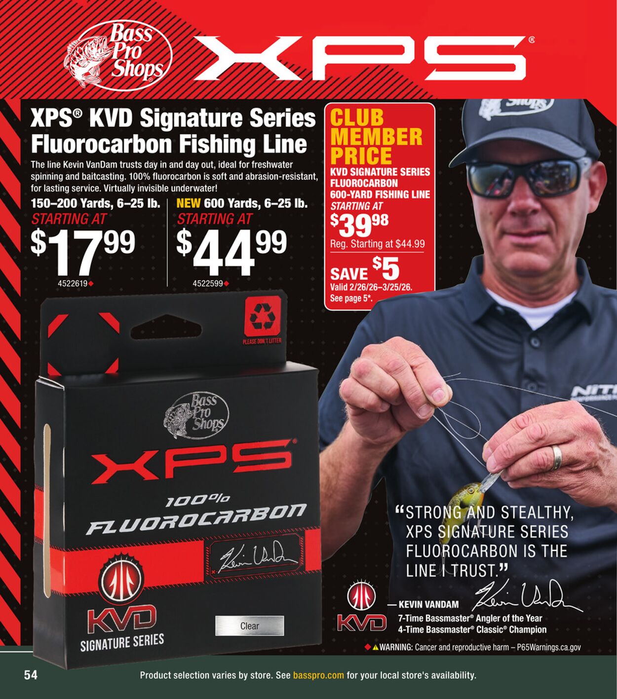 Catalogue Bass Pro from 03/25/2026