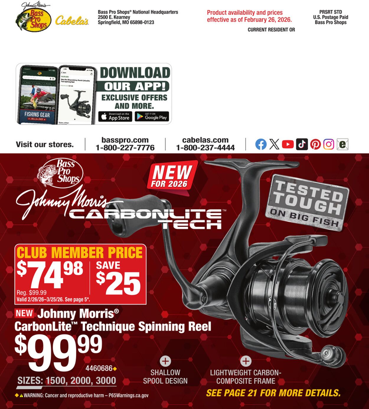 Catalogue Bass Pro from 03/25/2026