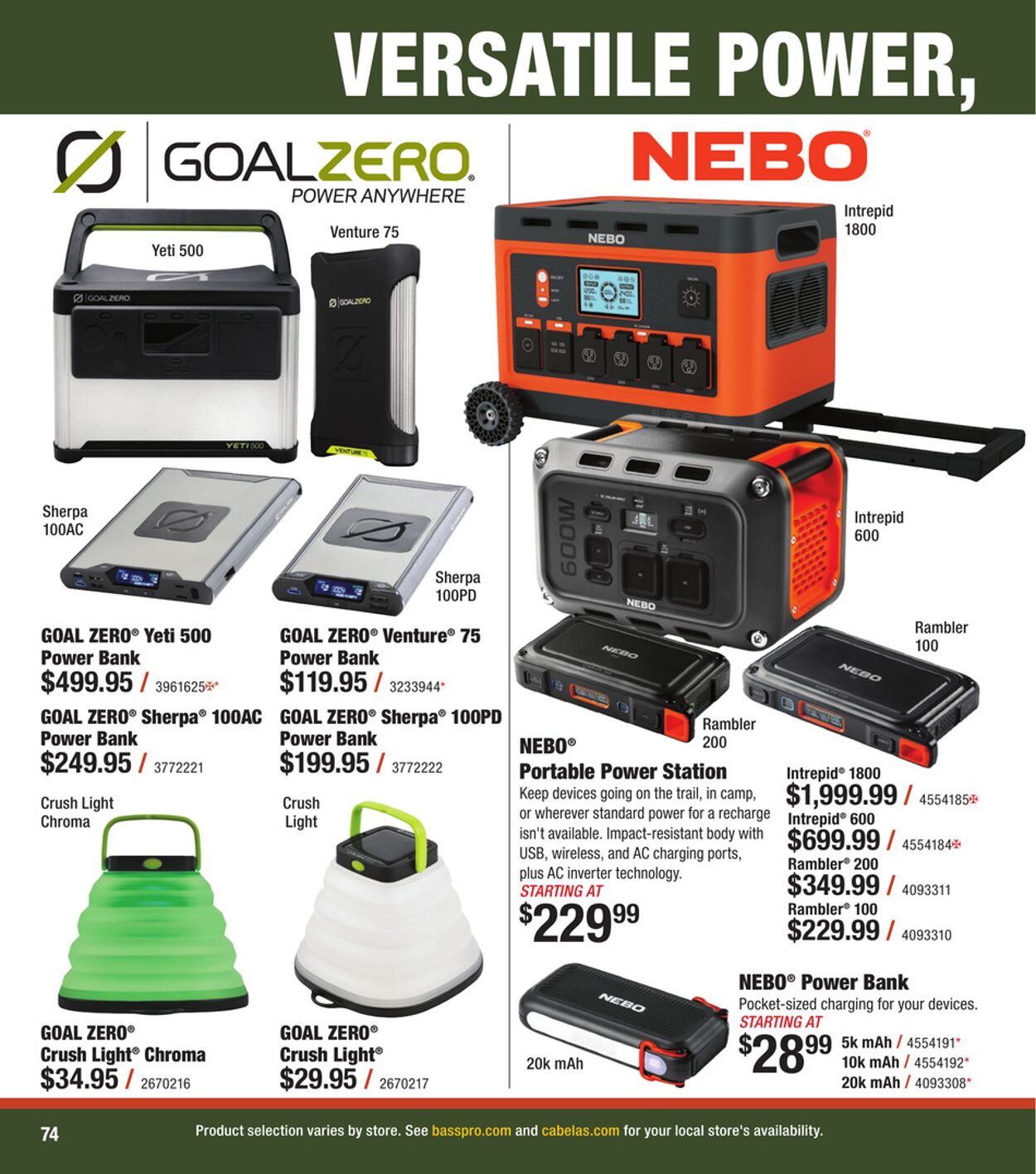 Catalogue Bass Pro from 05/13/2026