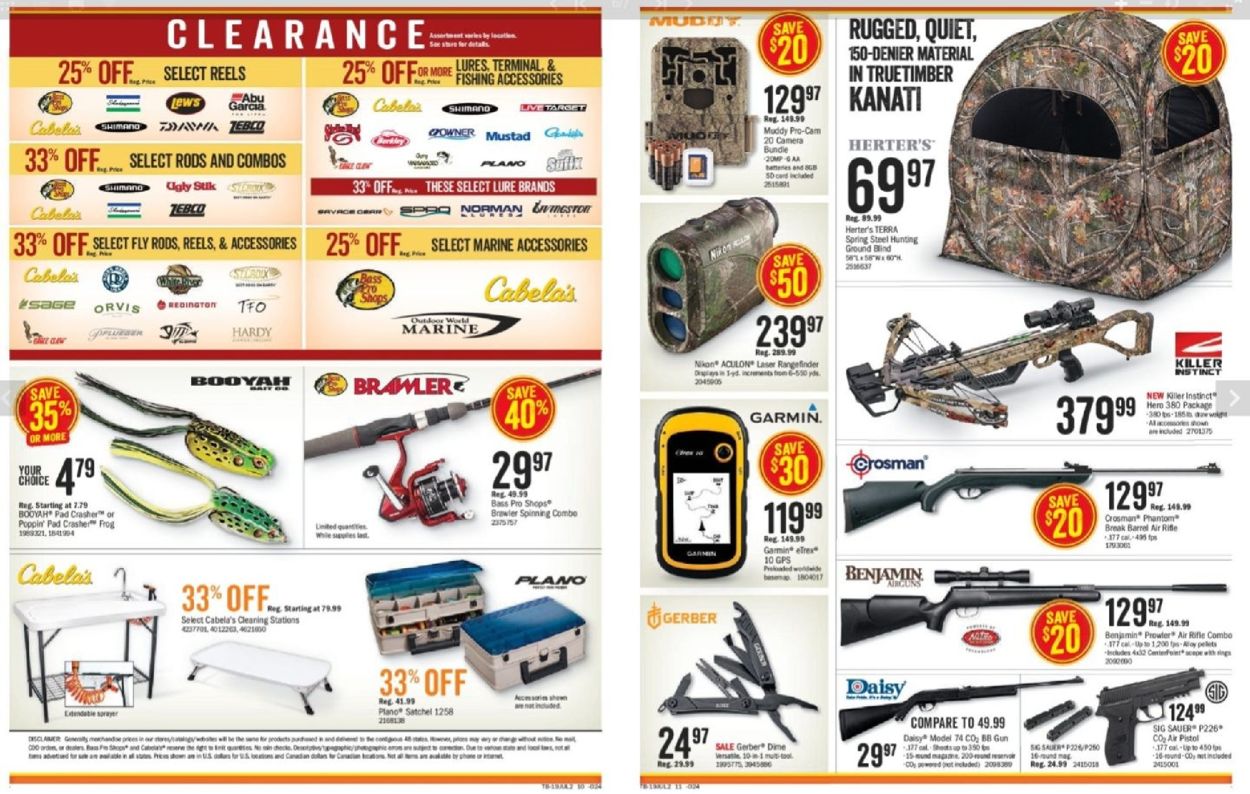 Catalogue Bass Pro from 07/05/2019