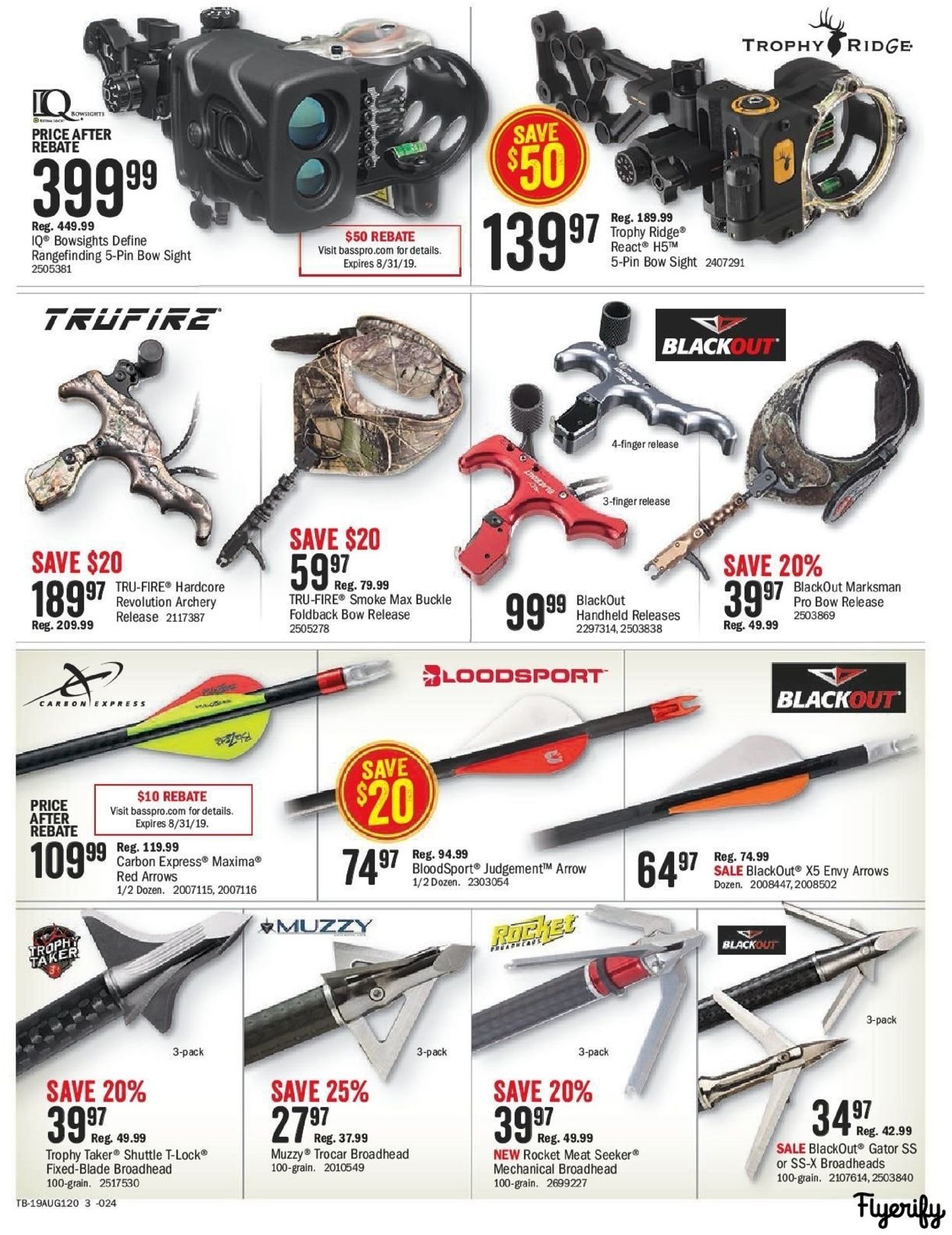 Catalogue Bass Pro from 07/26/2019