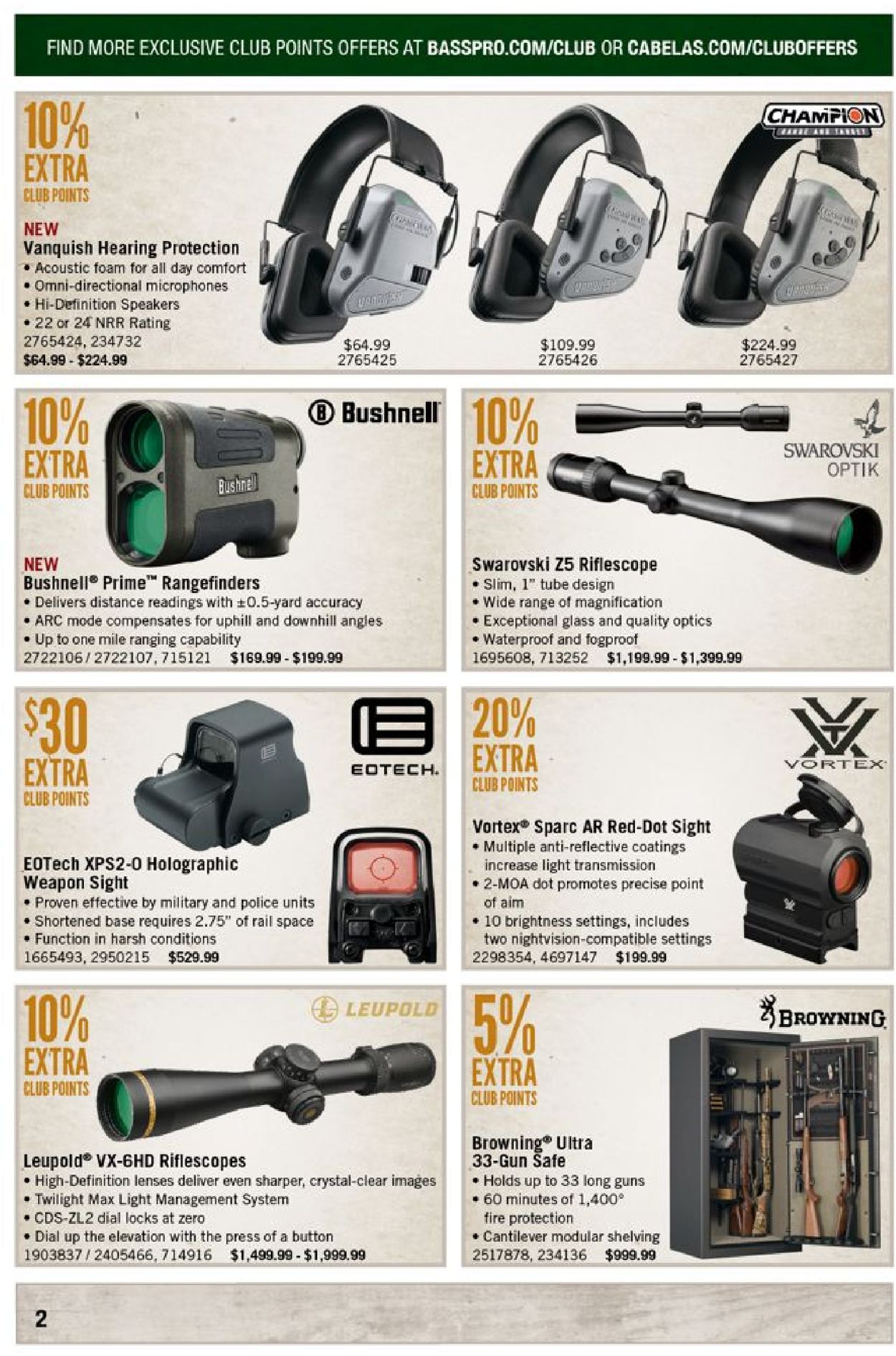 Catalogue Bass Pro from 09/01/2019