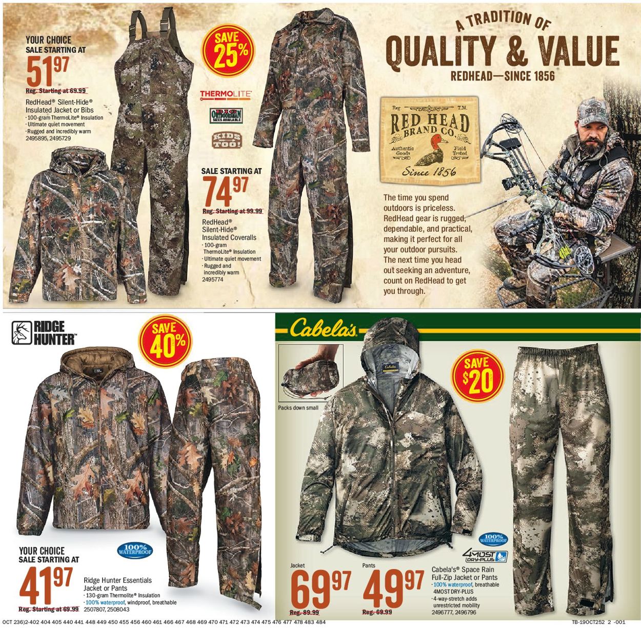Catalogue Bass Pro from 10/03/2019