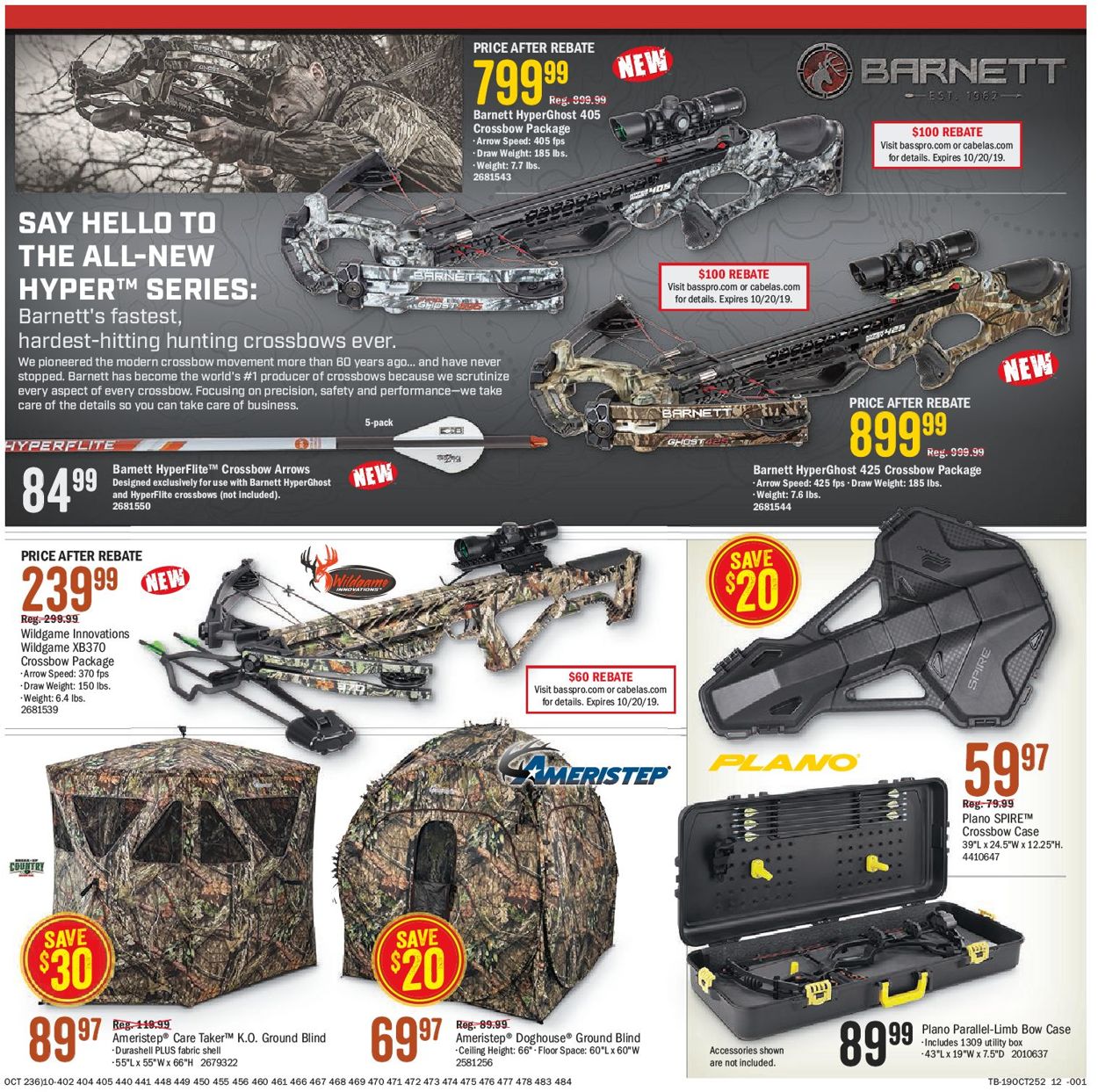 Catalogue Bass Pro from 10/03/2019