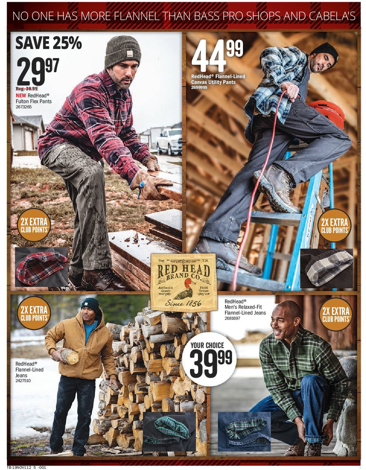 Catalogue Bass Pro from 10/17/2019