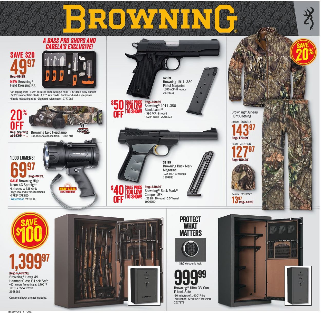Catalogue Bass Pro from 10/17/2019