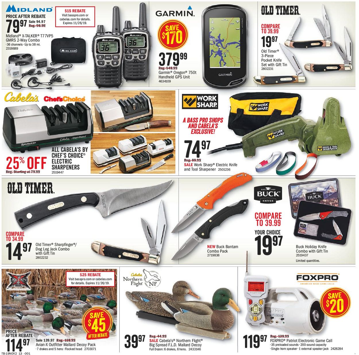 Catalogue Bass Pro from 10/31/2019