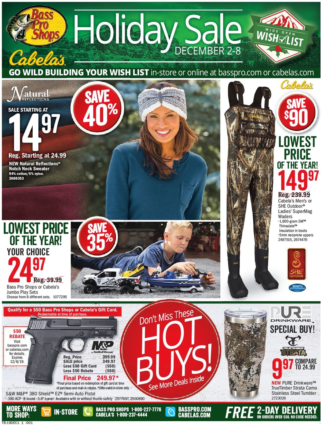 Catalogue Bass Pro from 12/02/2019