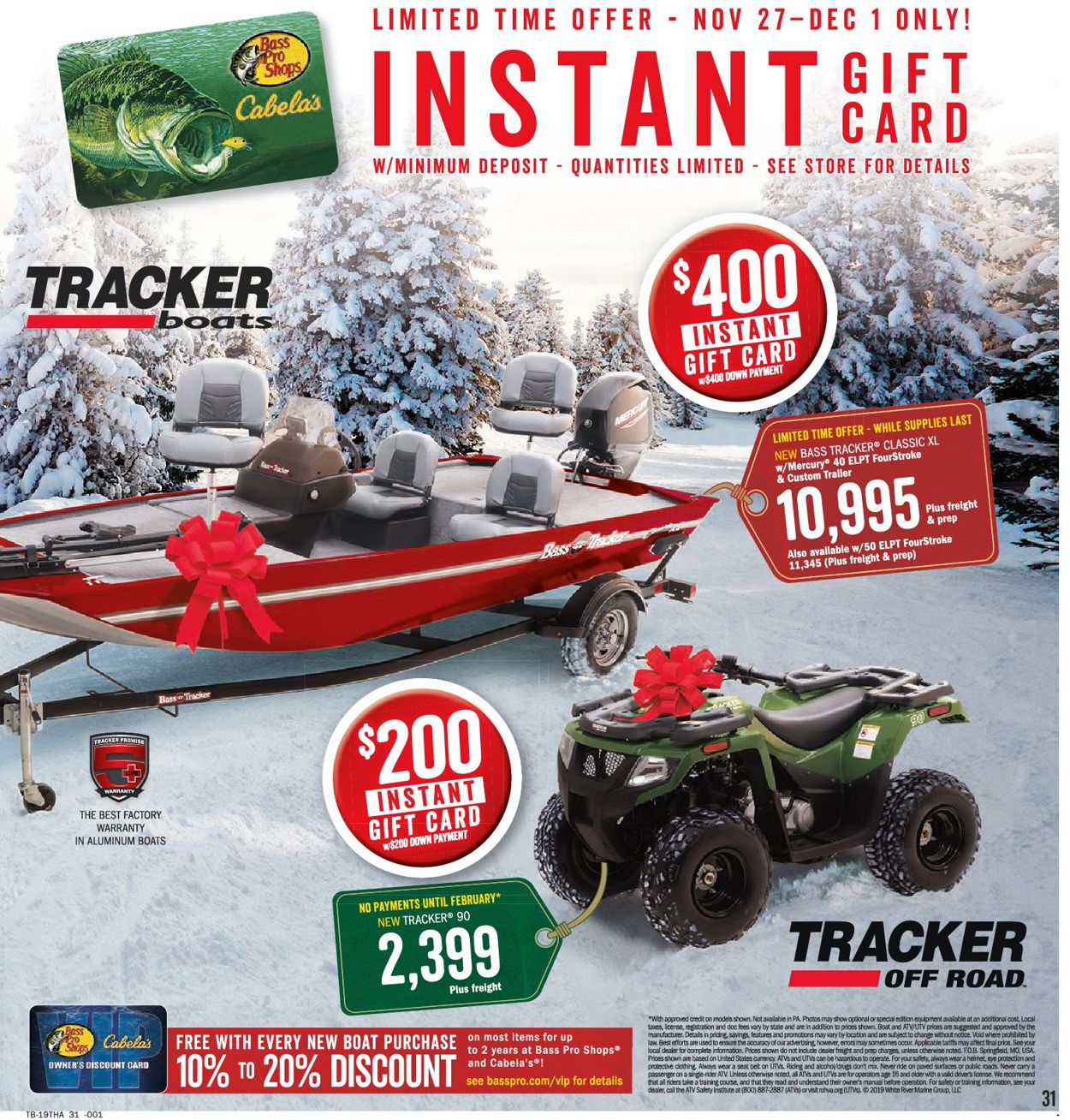 Catalogue Bass Pro from 11/27/2019