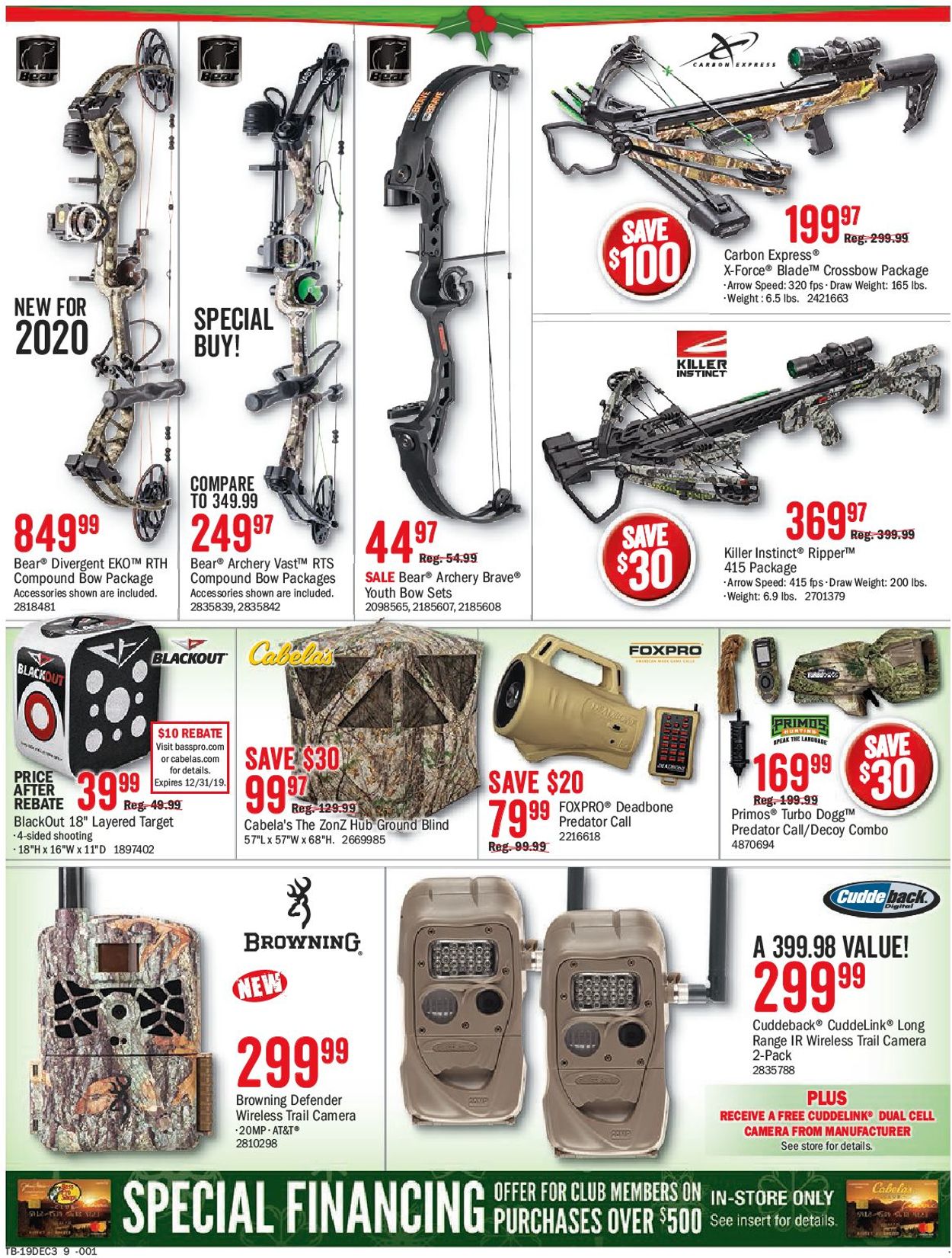 Catalogue Bass Pro - Christmas Sale Ad 2019 from 12/15/2019