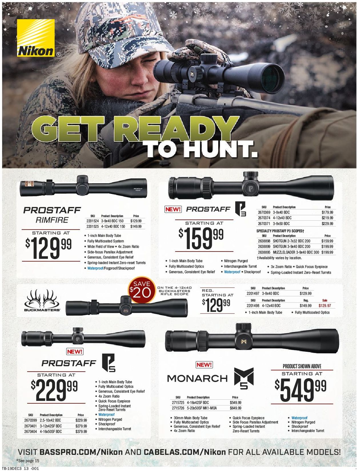 Catalogue Bass Pro - Christmas Sale Ad 2019 from 12/15/2019