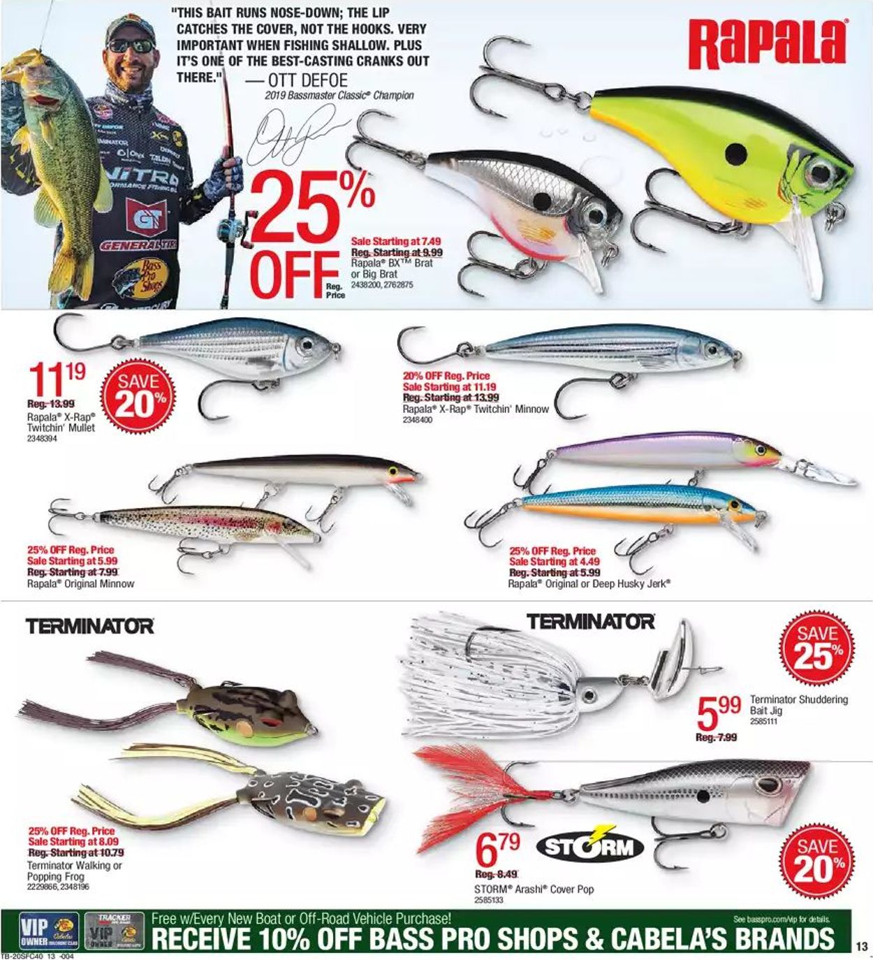 Catalogue Bass Pro from 03/12/2020