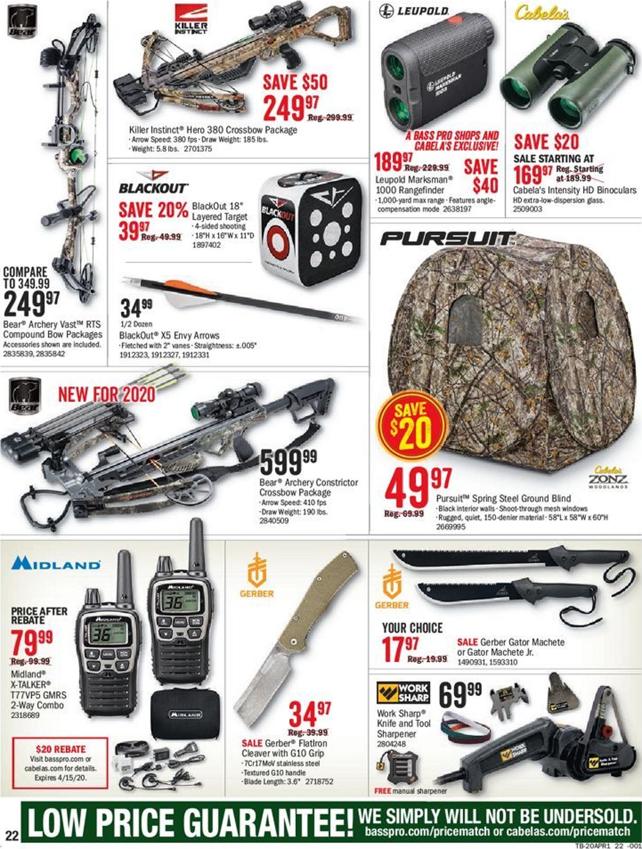 Catalogue Bass Pro from 04/02/2020