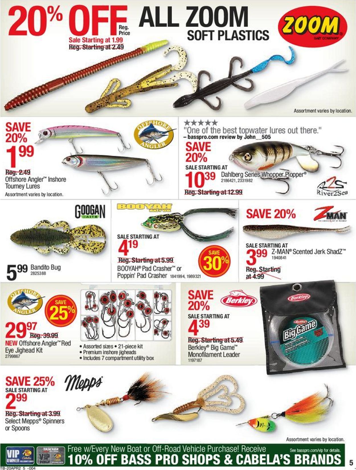 Catalogue Bass Pro from 04/16/2020
