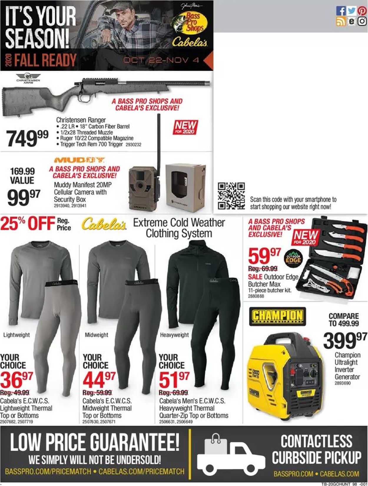 Catalogue Bass Pro from 10/22/2020