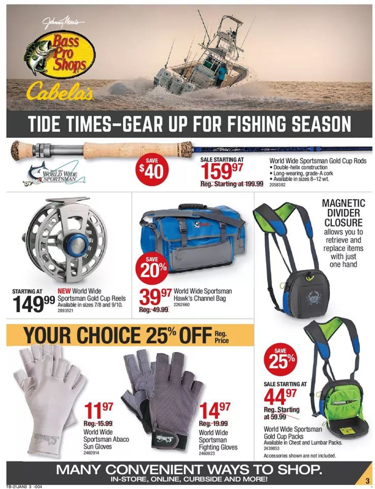 Catalogue Bass Pro Gear Up For Fishing Sale 2021 from 01/21/2021