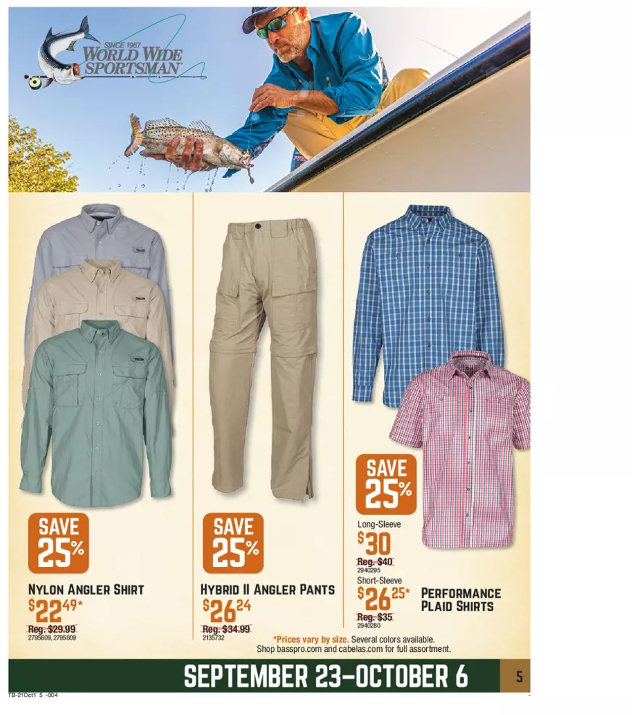 Catalogue Bass Pro from 09/23/2021