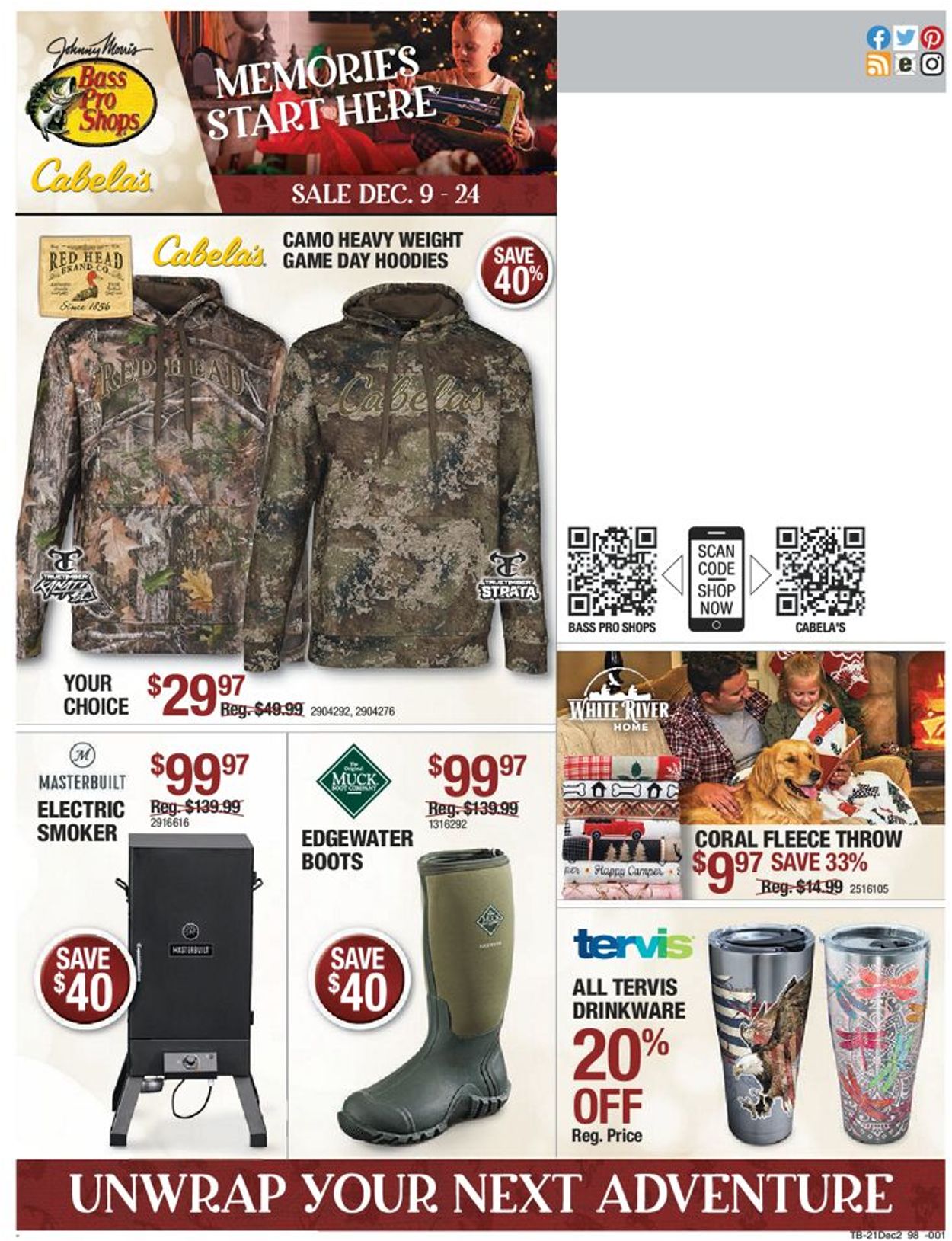 Bass Pro HOLIDAY 2021 Current weekly ad 12/09 12/24/2021 [21