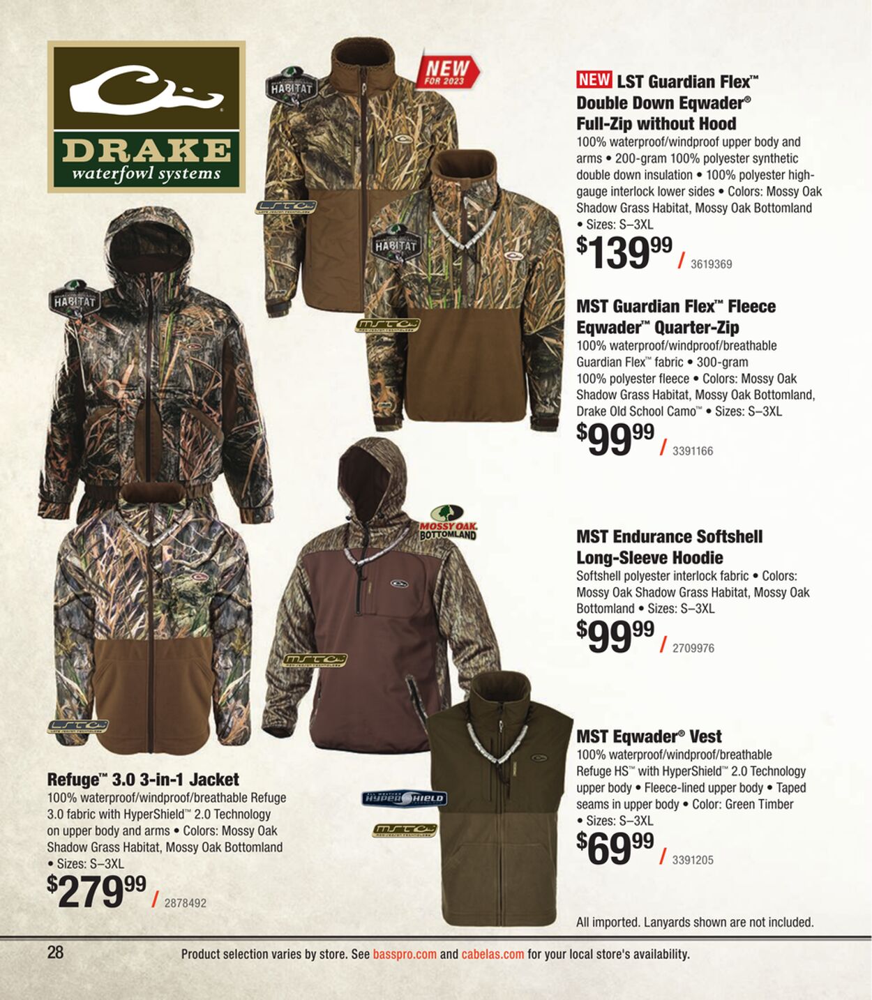 Catalogue Bass Pro from 09/13/2023