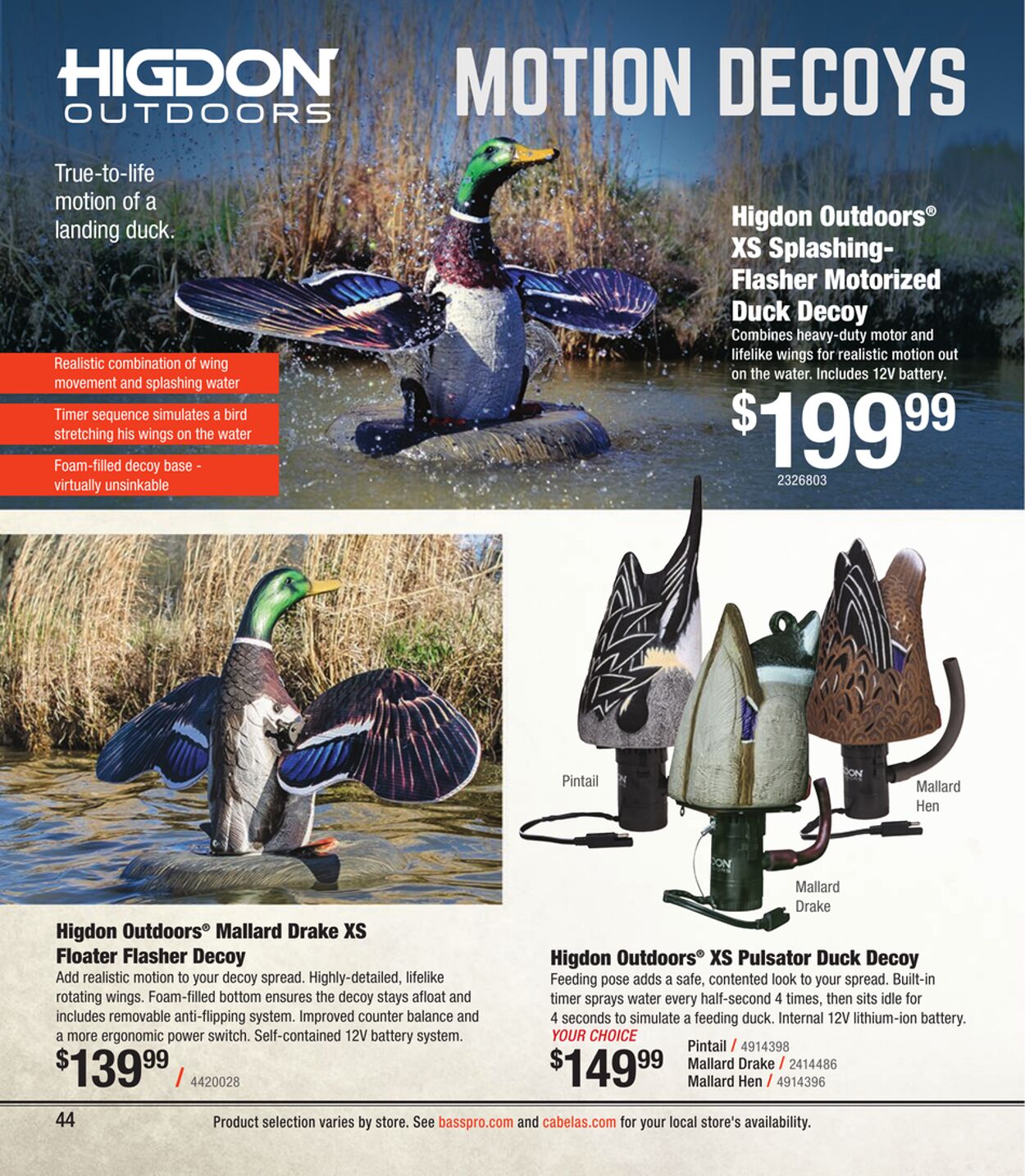 Catalogue Bass Pro from 10/11/2023