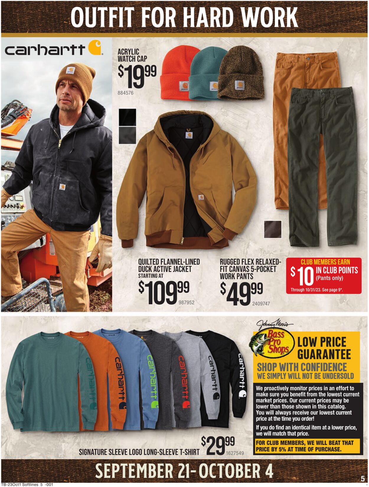 Catalogue Bass Pro from 09/21/2023