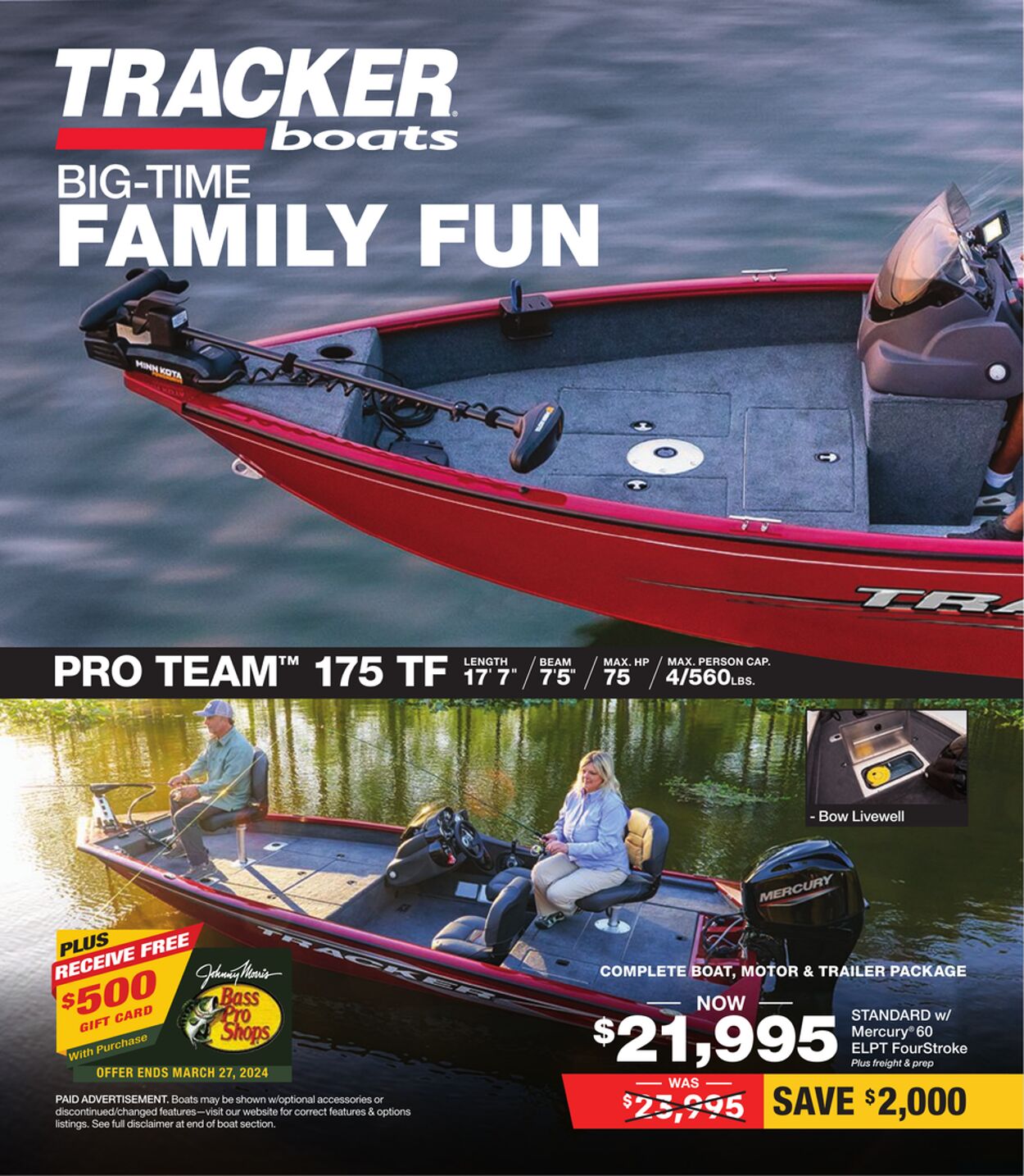 Catalogue Bass Pro from 03/31/2024