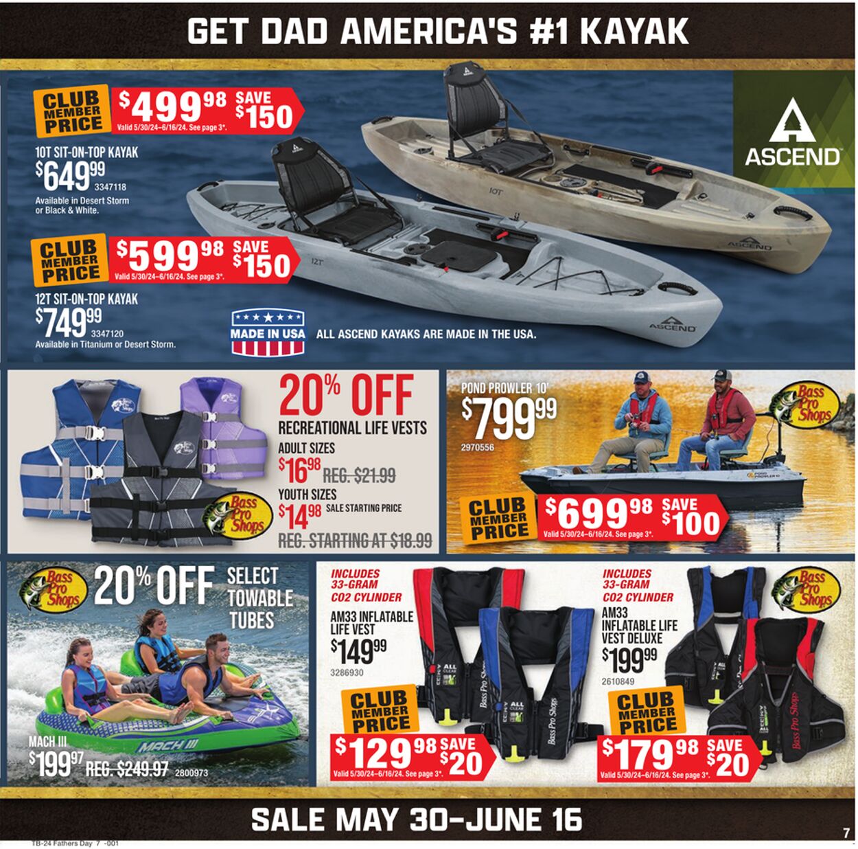 Catalogue Bass Pro from 05/30/2024