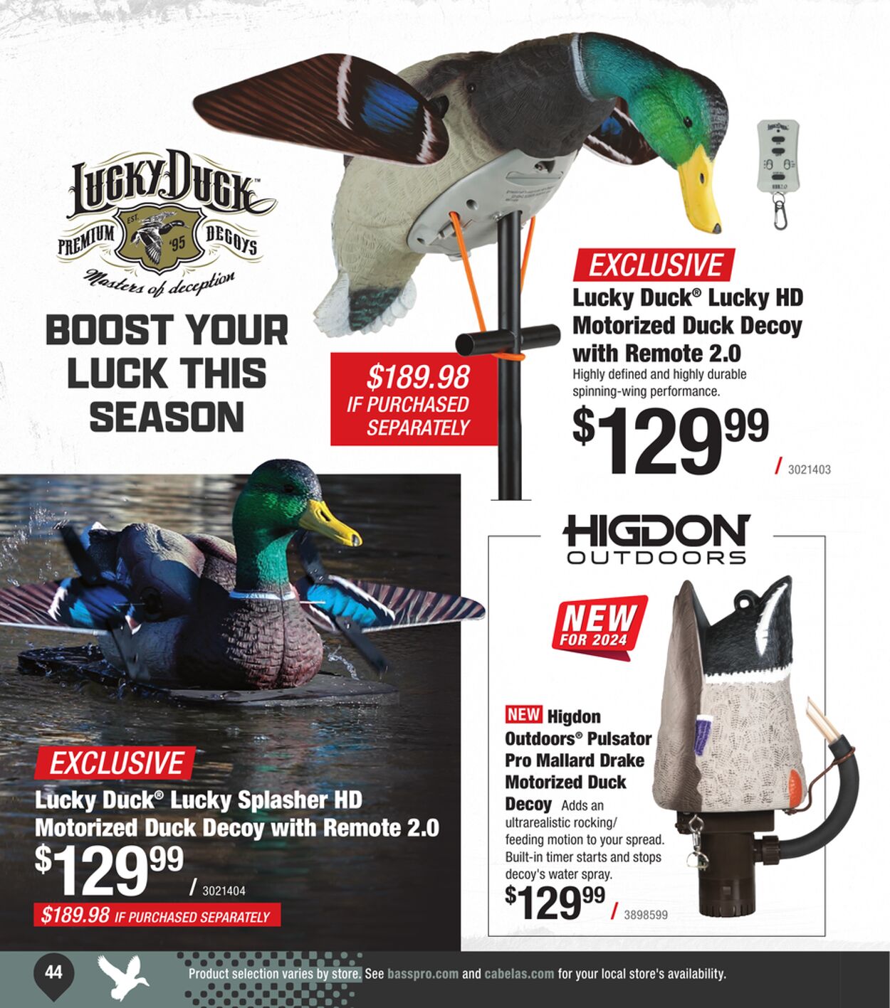 Catalogue Bass Pro from 09/11/2024