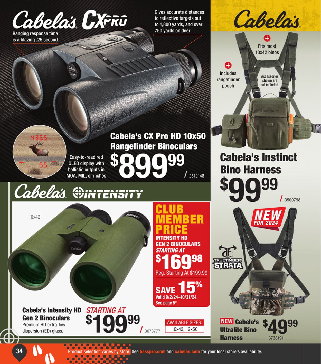 Catalogue Bass Pro from 09/11/2024