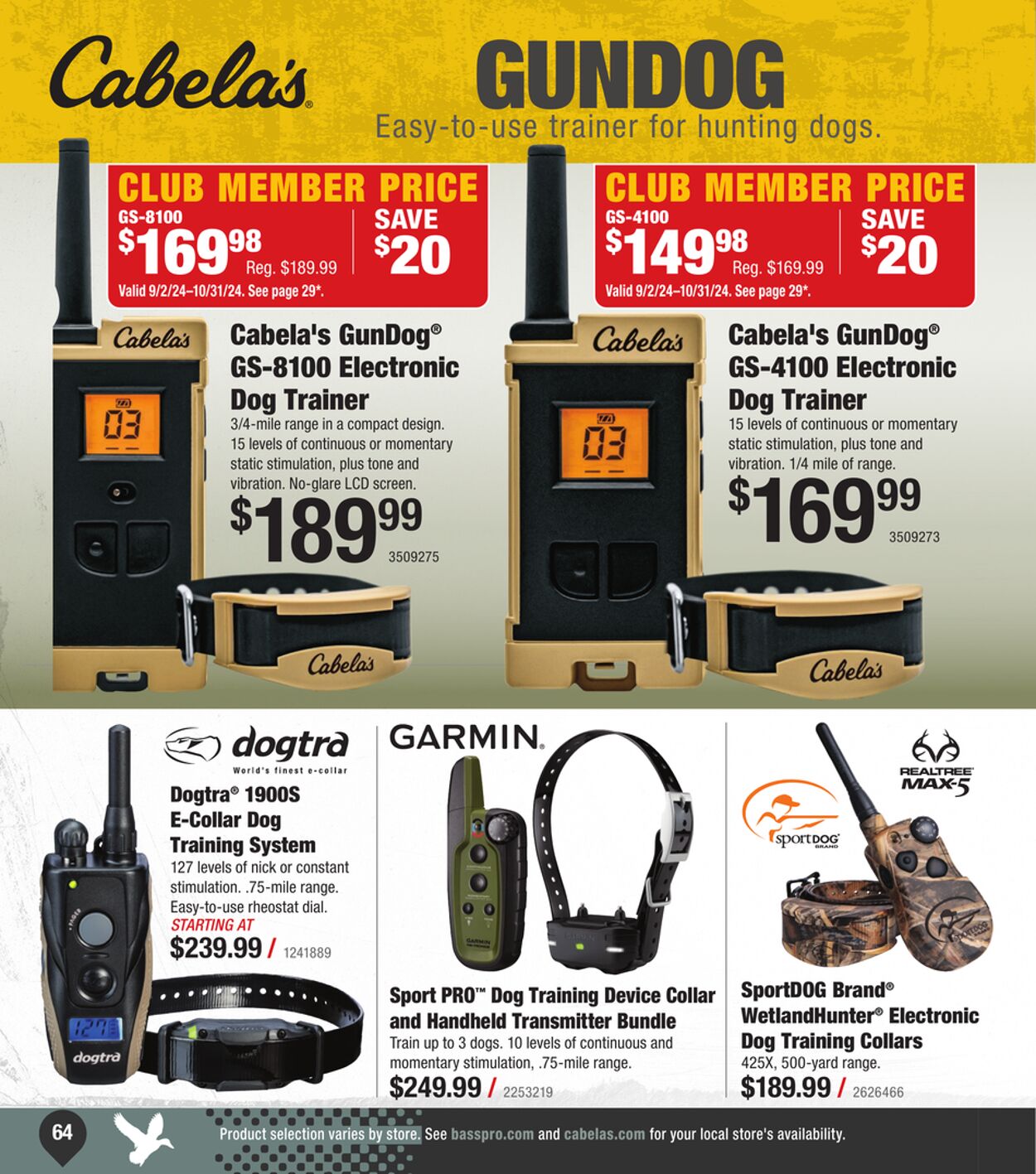 Catalogue Bass Pro from 09/25/2024