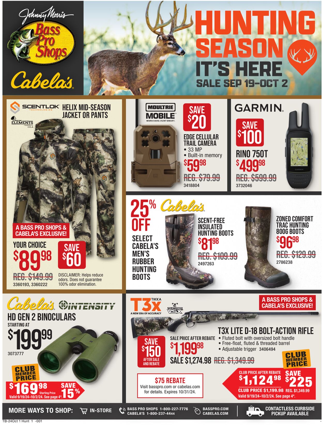 Catalogue Bass Pro from 09/19/2024