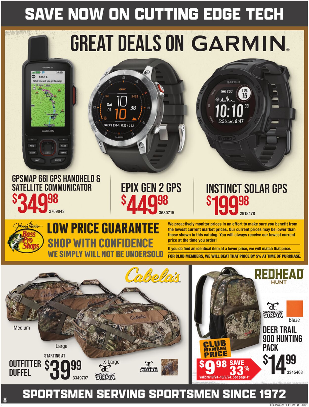 Catalogue Bass Pro from 09/19/2024