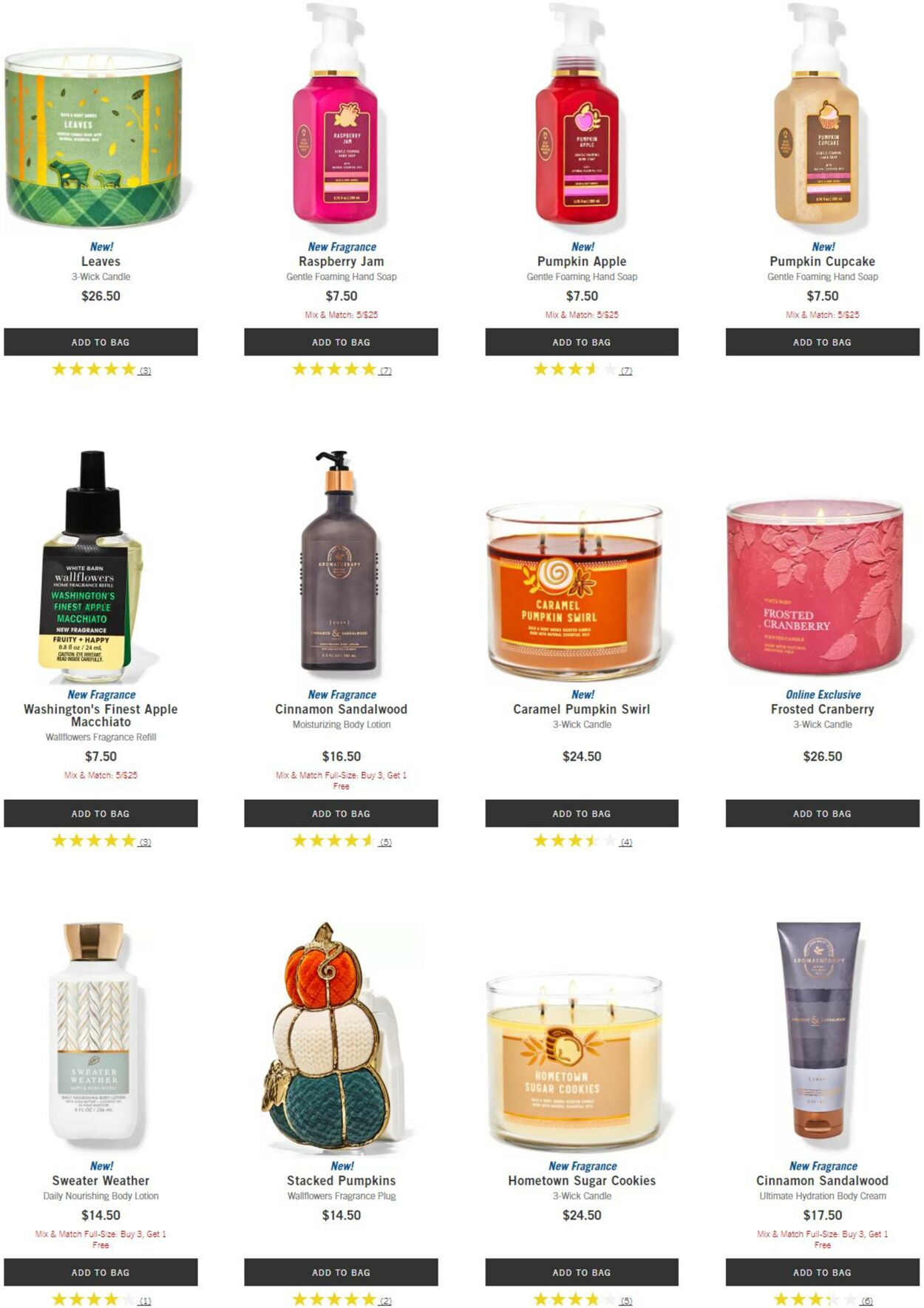 Catalogue Bath & Body Works from 09/08/2022
