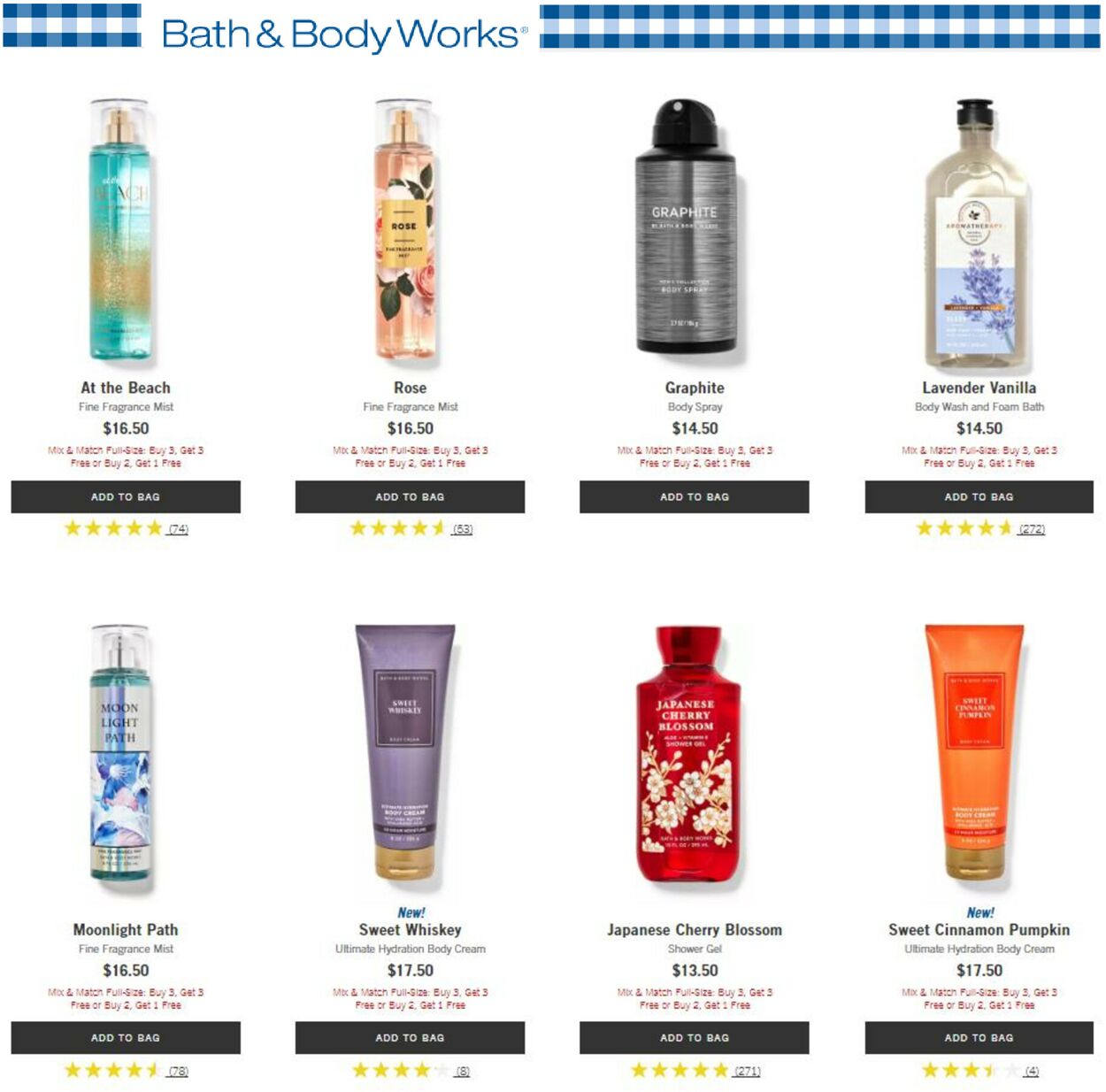 Catalogue Bath & Body Works from 09/22/2022