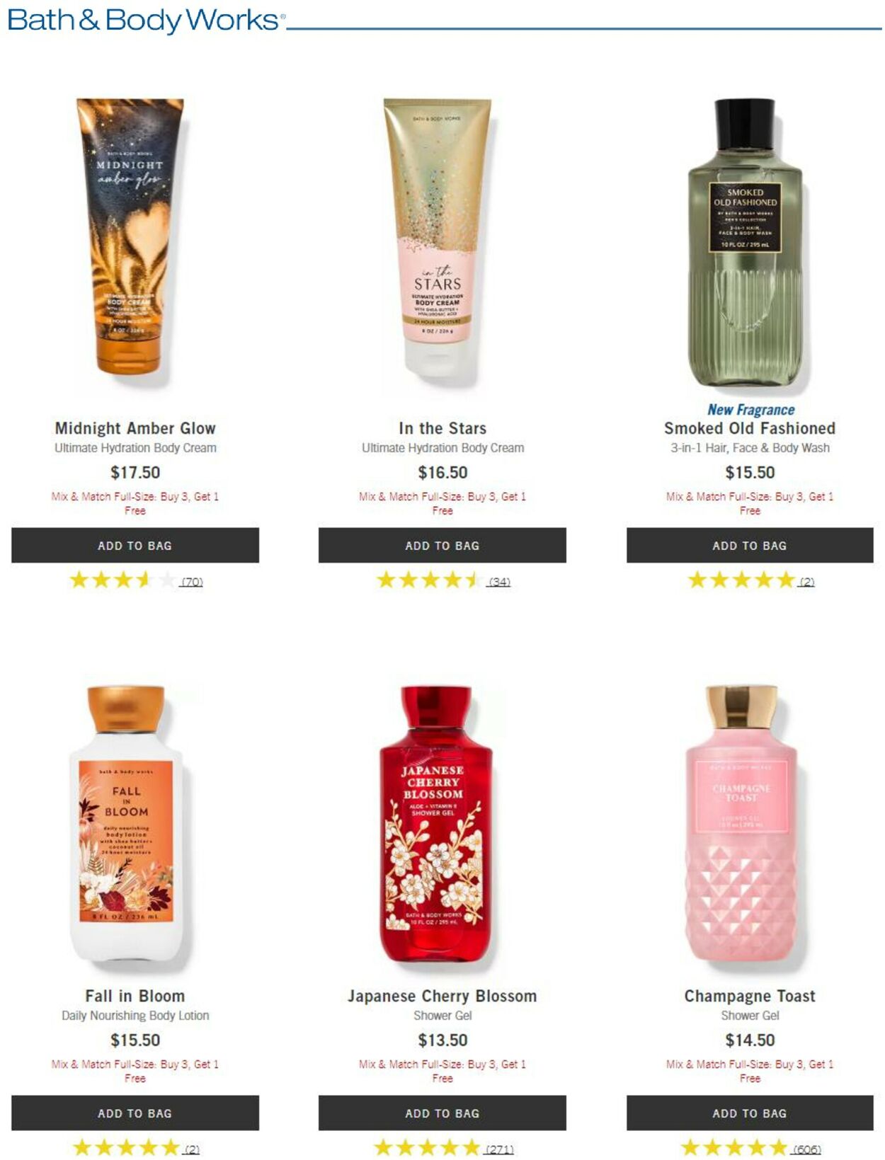 Catalogue Bath & Body Works from 10/06/2022
