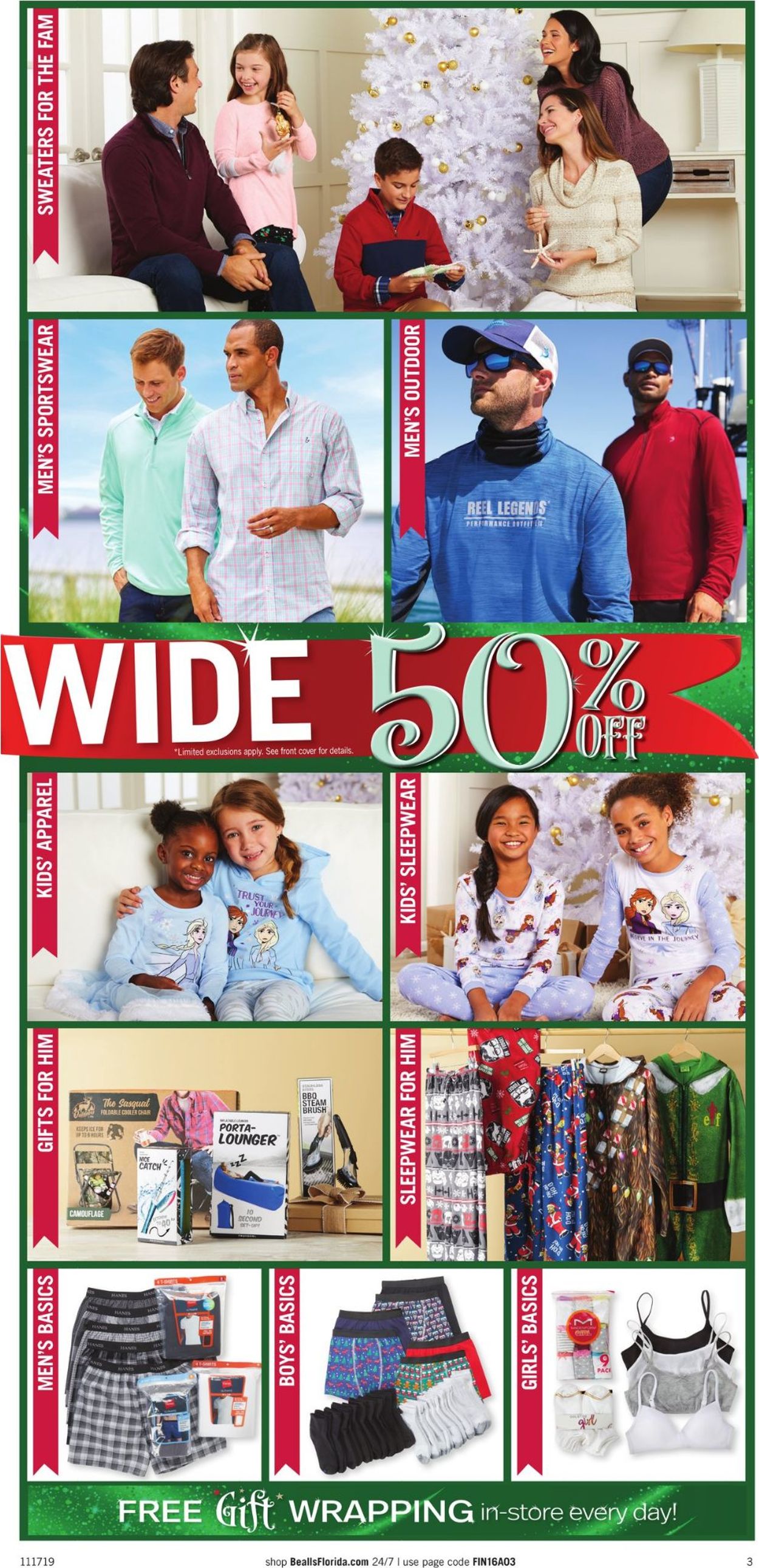 Catalogue Bealls Florida - Holiday Ad 2019 from 11/17/2019
