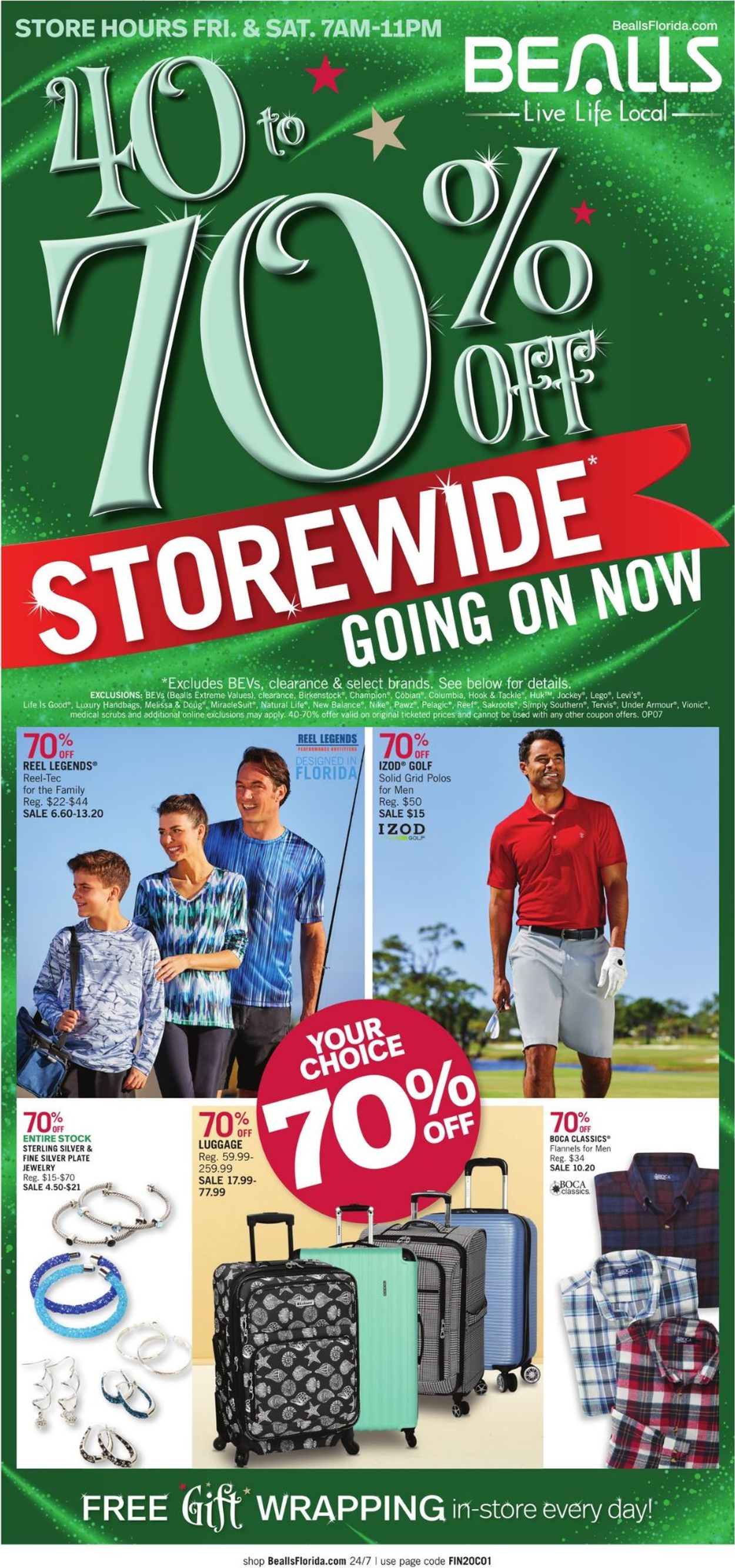 Catalogue Bealls Florida - Holiday Ad 2019 from 12/20/2019