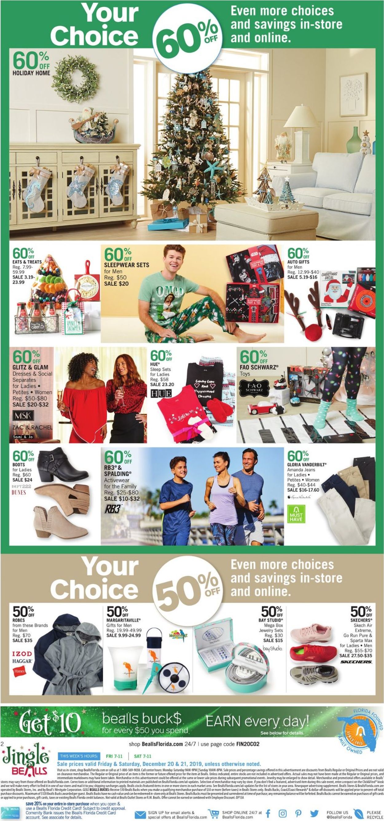 Catalogue Bealls Florida - Holiday Ad 2019 from 12/20/2019