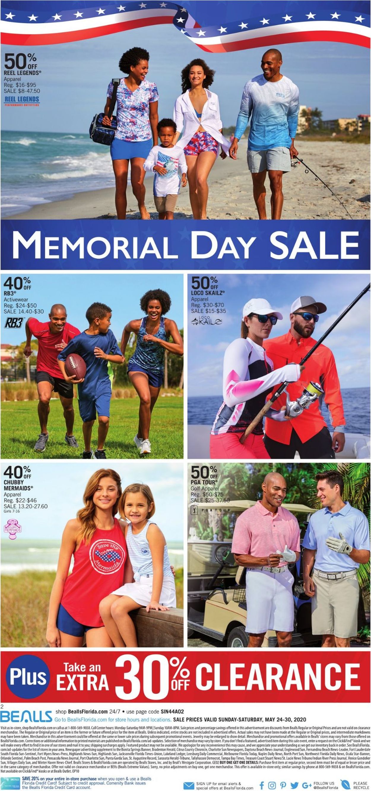 Catalogue Bealls Florida from 05/24/2020