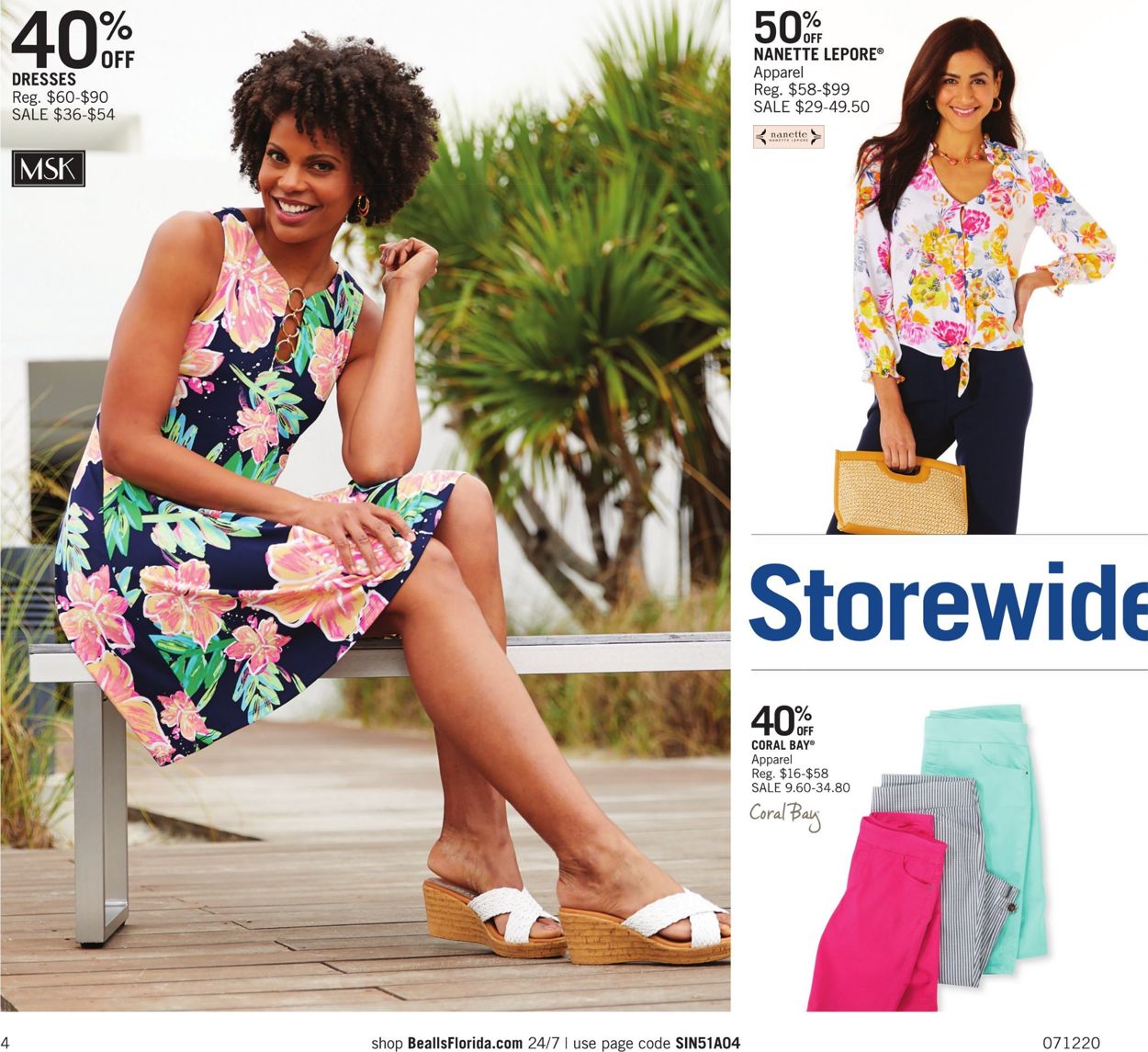 Catalogue Bealls Florida from 07/12/2020