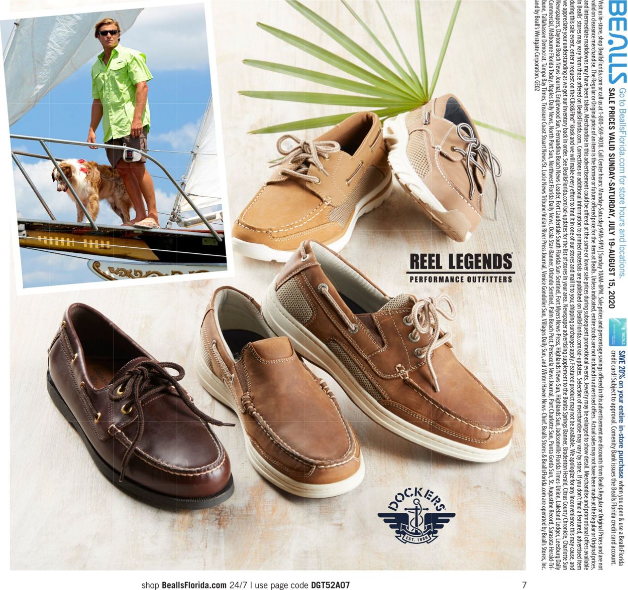 Catalogue Bealls Florida from 07/19/2020