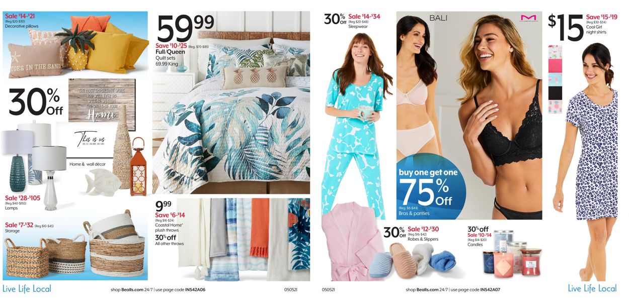 Catalogue Bealls Florida from 05/05/2021